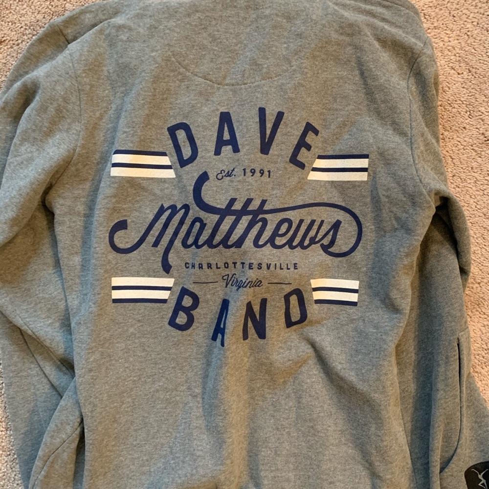 Dave Mathews Band zip up